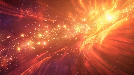 Naklejka premium solar energy flow.