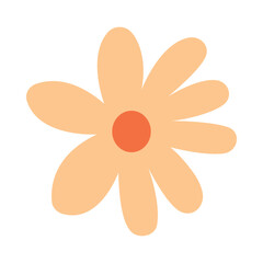 Handdrawn Abstract Flower