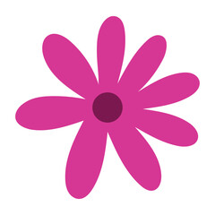 Handdrawn Abstract Flower