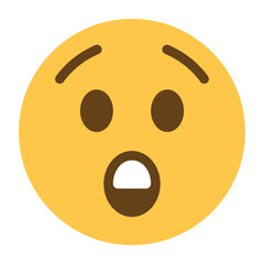 Surprised Face Emoji Icon
