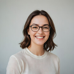 Fototapeta premium portrait of a smiling woman