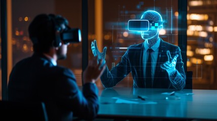 Telecommunication with VR technology