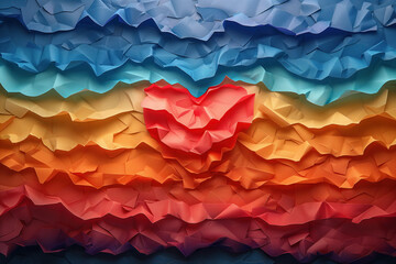 Fototapeta premium Pride Month, LGBTQ Greeting Card Background, Generative AI