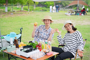 Enjoying a Relaxing Day at the Park with a Picnic