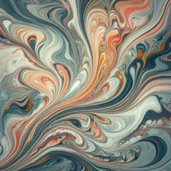 Marble wavy multicolored wild stone texture.