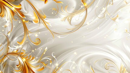 Awesome gold and white wallpaper background banner