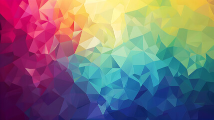 Obraz premium Abstract 2D geometric colorful background