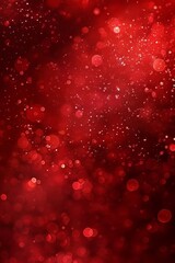 Abstract red light bokeh background in blurred defocused style for artistic designs