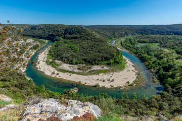 Parc naturel des gorges du Gardon.