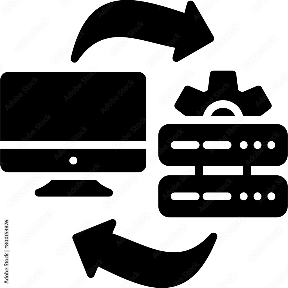 Poster Data Transfer Icon