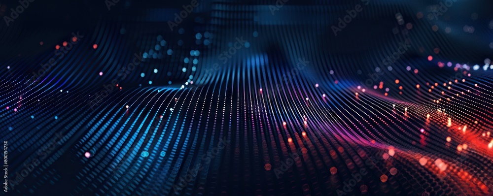 Poster digital abstract background. can be used for technological processes, neural networks and ai, digita