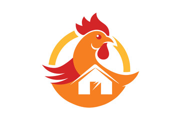 Chicken Logo icon design concept. good for rooster restaurant and chicken farm. vector
