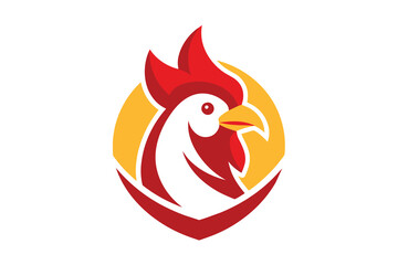 Chicken Logo icon design concept. good for rooster restaurant and chicken farm. vector