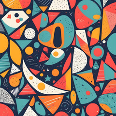 Obraz premium seamless pattern with flowers
