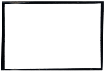 Vintage photo film frame of an old camera with transparent background, numbers and bezel on film.