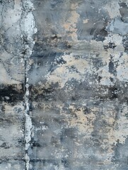 Obraz premium Weathered Concrete: A Grunge Abstract Background - Urban Decay: Damaged Wall Texture