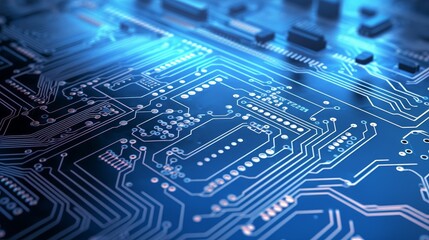 A close up of a computer circuit board.