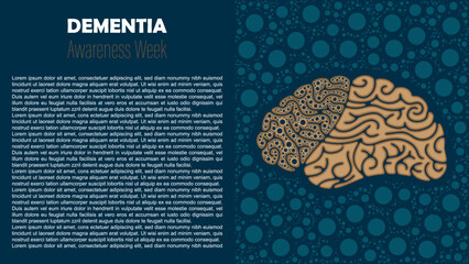 Dementia Awareness Week, vector design