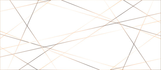 Obraz premium Abstract red and golden color line straight Vector in white background. geometric random chaotic line design with transparent background Vector Illustration. 