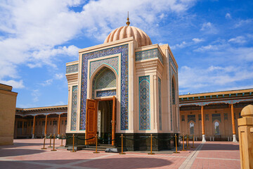 Mausoleum of Islam Karimov in Samarkand, Uzbekistan - He was  the president of the Uzbek Soviet...
