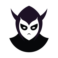 Masquerade vector icon on white background. Comic and tragic mask icon design