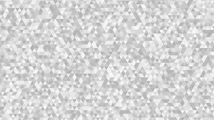 Abstract gray triangular mosaic pattern background.