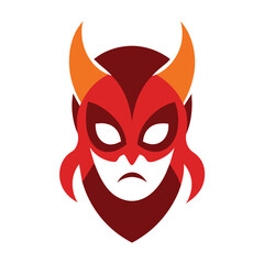 Masquerade vector icon on white background. Comic and tragic mask icon design