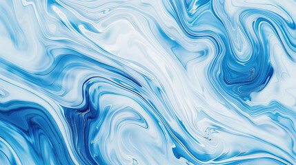 Blue abstract background with paint stains

