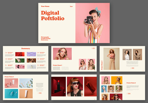 Digital Portfolio Layout