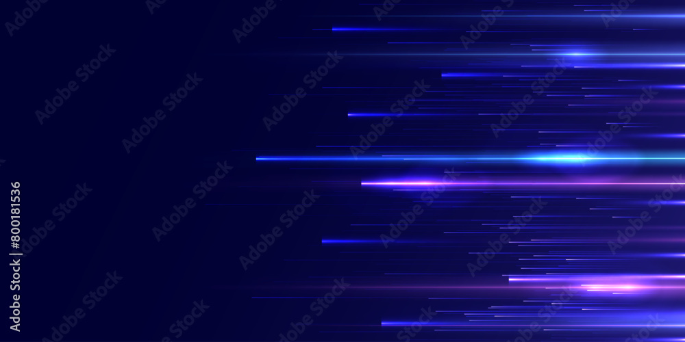 Fototapete abstract high speed movement background. futuristic digital technology movement concept. network con