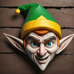 Elf avatar graphic, gaming avatar concept