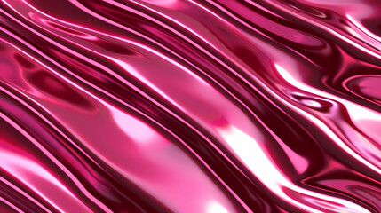 Obraz premium Abstract Pink Liquid Metallic Texture