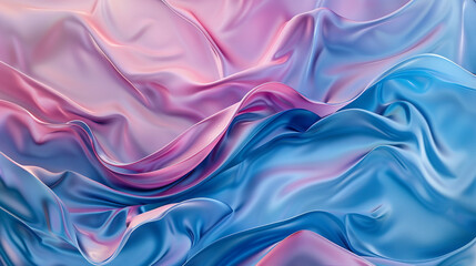 Fototapeta premium Abstract Wave Pattern in Rose and Azure