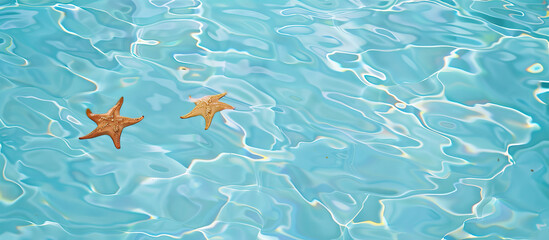 Starfish in the water

