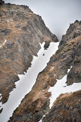 Wrota Chałubińskiego przełęcz w Tatrach Wysokich.