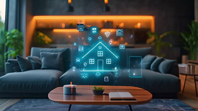 Home of Tomorrow: interior that blends sophistication with cutting-edge technology