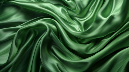 Obraz premium Deep Forest Green Silky Background
