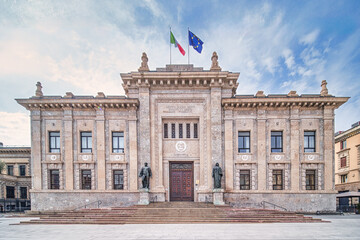Bergamo Italy. Palazzo di giustizia
