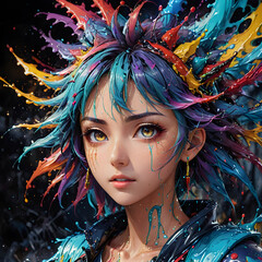 portrait of a woman in costume