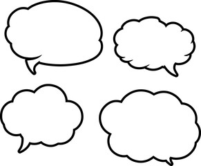 4 Cloids speech balloon