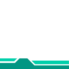 Obraz premium Futuristic Tech Footer