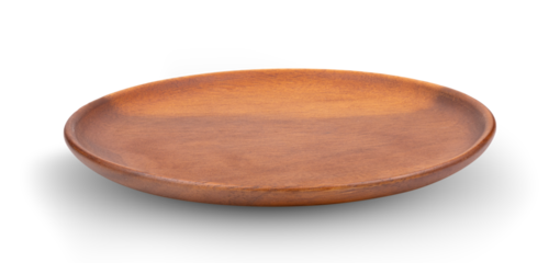 wood plate isolated on transparent png