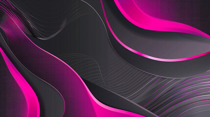 Abstract Vector Background with Neon Pink and Slate Gray.