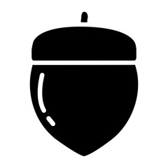 acorn vector icon