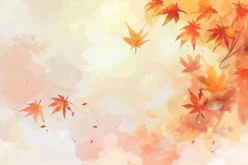 Autumn Leaves Maple Tree Autumn Background