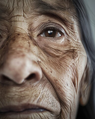 ritratto di donna anziana