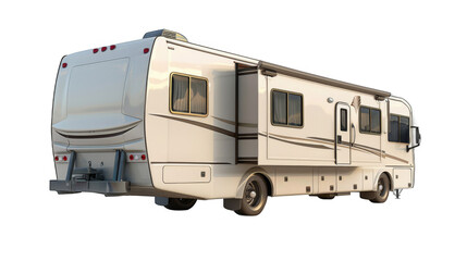 RV slide-out isolated on transparent background