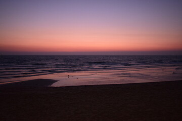 sunset at the beach