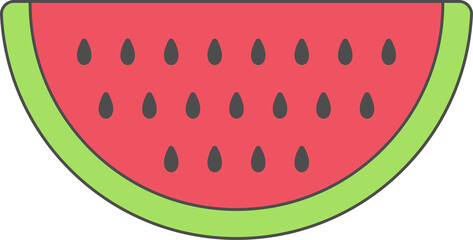 Watermelon Illustration isolated background