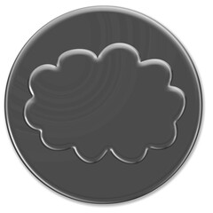 Glassy coud icon